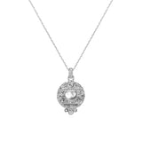 Cancer Zodiac Necklace With Diamonds
