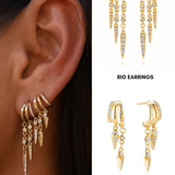 The Icon Bundle Illusion Earring Stack