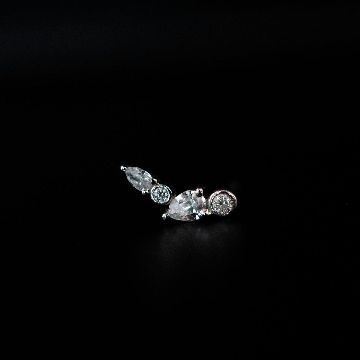 Milos Climber Stud Earrings