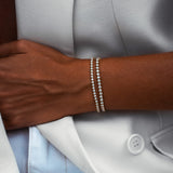 Classic Diamond Tennis Bracelet - Solid Gold