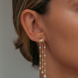 Alta Stacked Triple Hoop Illusion Earrings