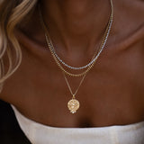 Clio Lion Coin Pendant