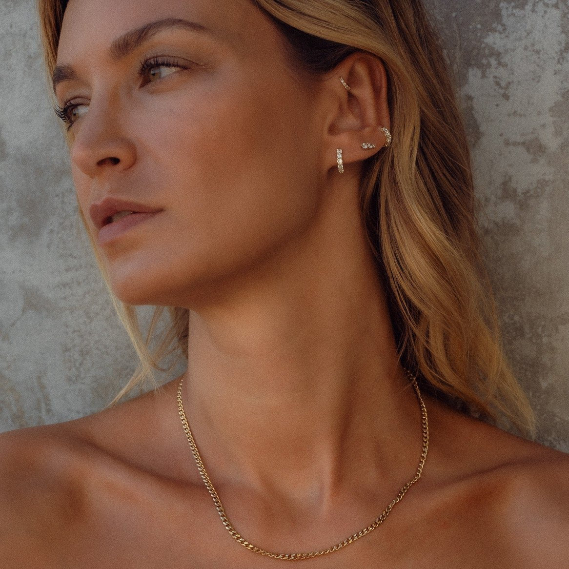 Soho Chain Necklace - Gold - Aaria London