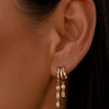 Petra Illusion Earrings - Silver - Aaria London