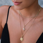 Medusa Medallion Coin Necklace - Gold - Aaria London