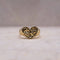 Heart Signet Ring - Gold - Aaria London