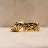 Heart Signet Ring - Silver - Aaria London
