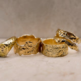 Heart Signet Ring - Gold - Aaria London