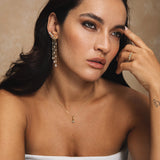 Sahara Mini Blue Topaz Pendant Necklace