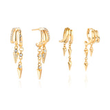 The Dainty Illusion Earring Stack