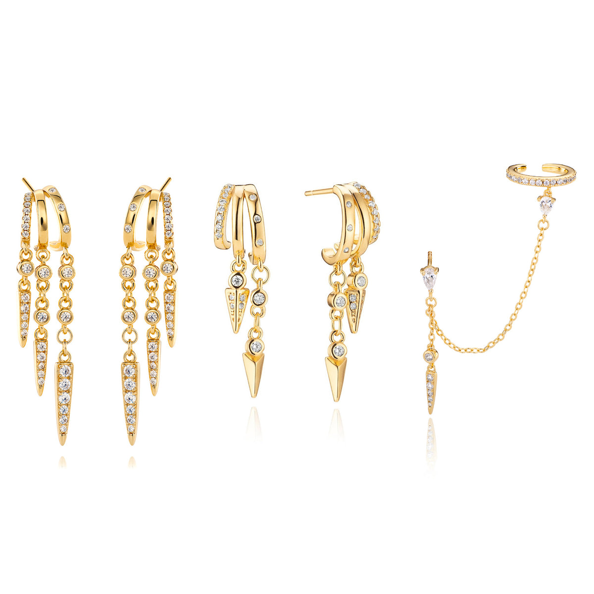 Date Night Illusion Earring Stack