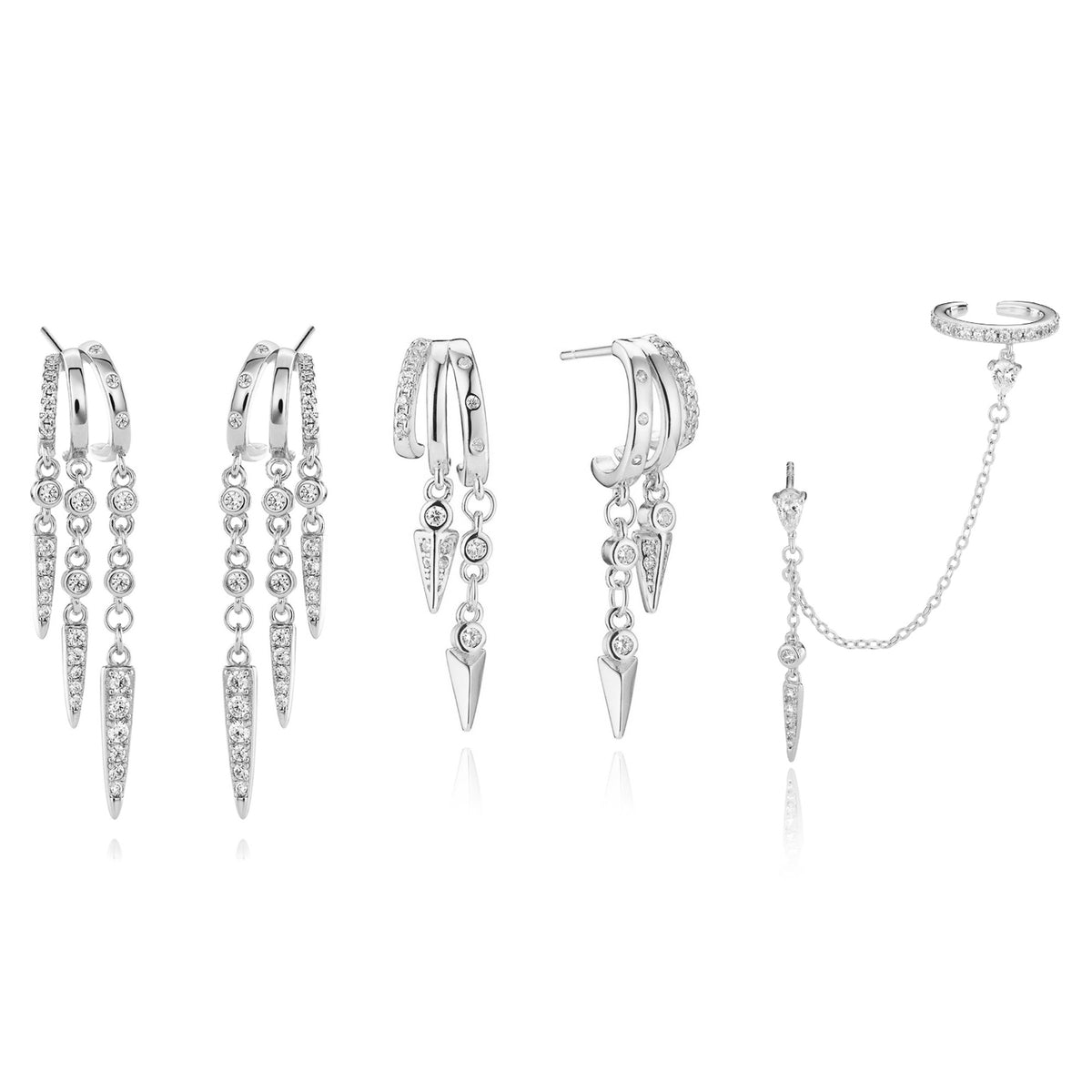 Date Night Illusion Earring Stack
