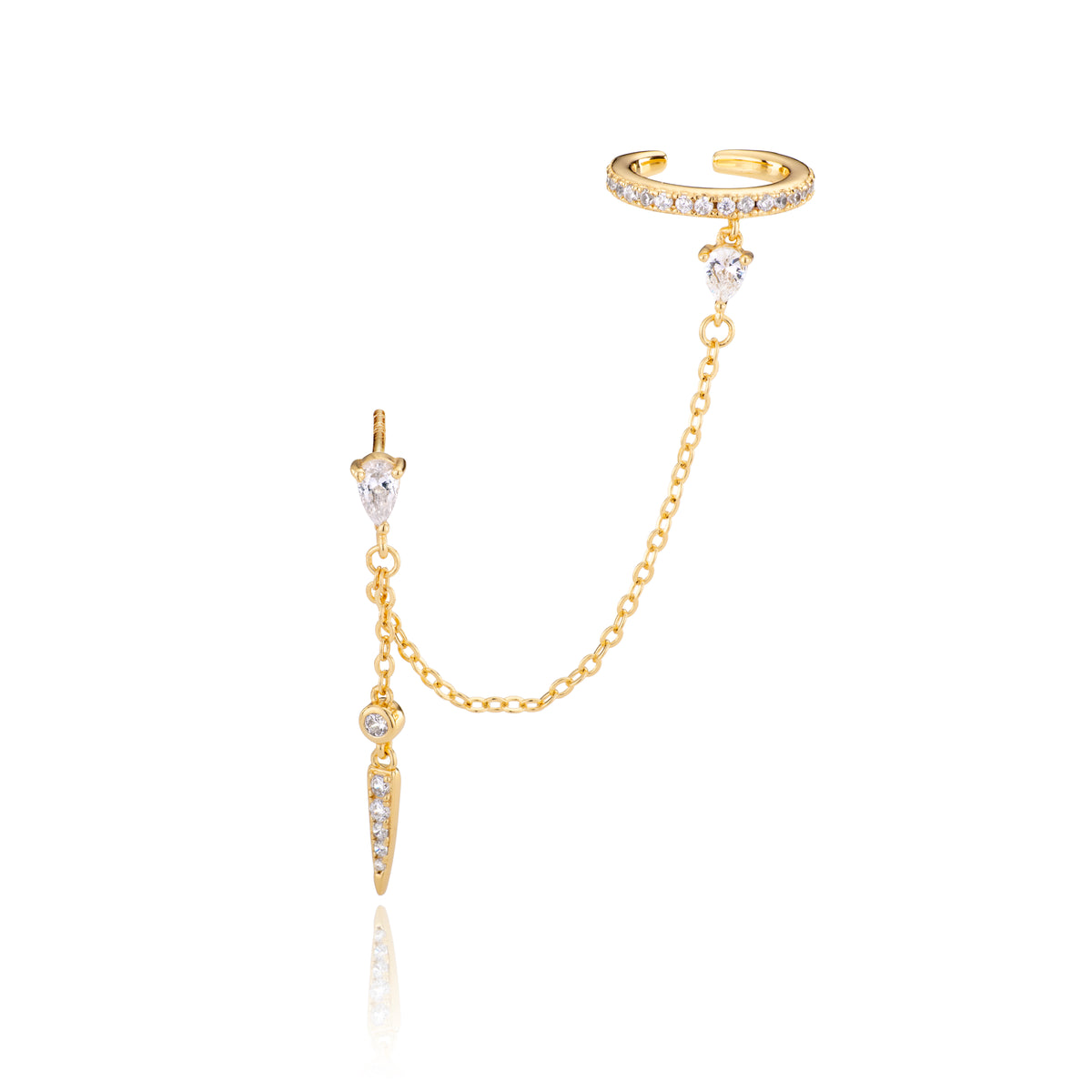 Rio Spike Cuff Earring