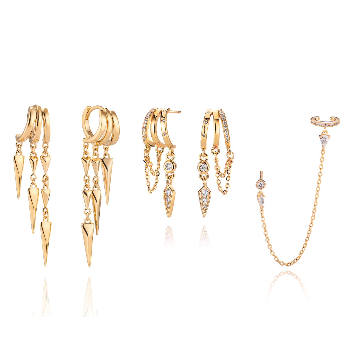 Edgy Earring Stack