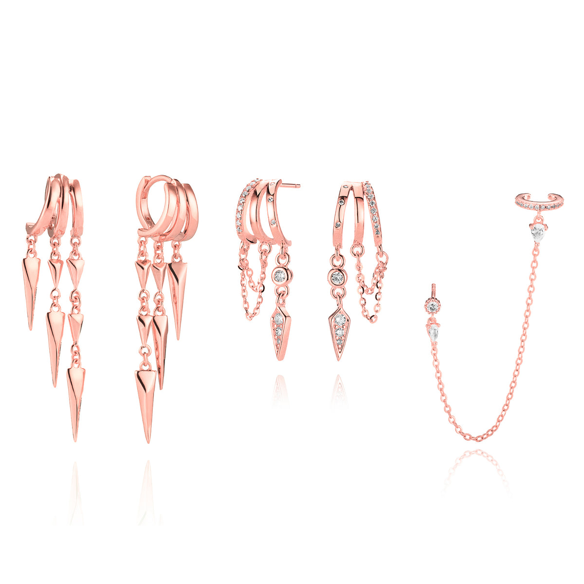 The Edgy Earring Stack