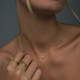 Goddess Selena Ring - Gold - Aaria London