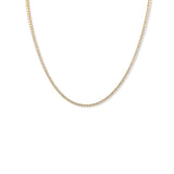 Classic Diamond Tennis Necklace - Solid Gold
