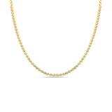 Hex Chunky Diamond Tennis Necklace - Solid Gold