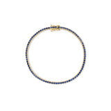 Classic Sapphire Tennis Bracelet - Solid Gold