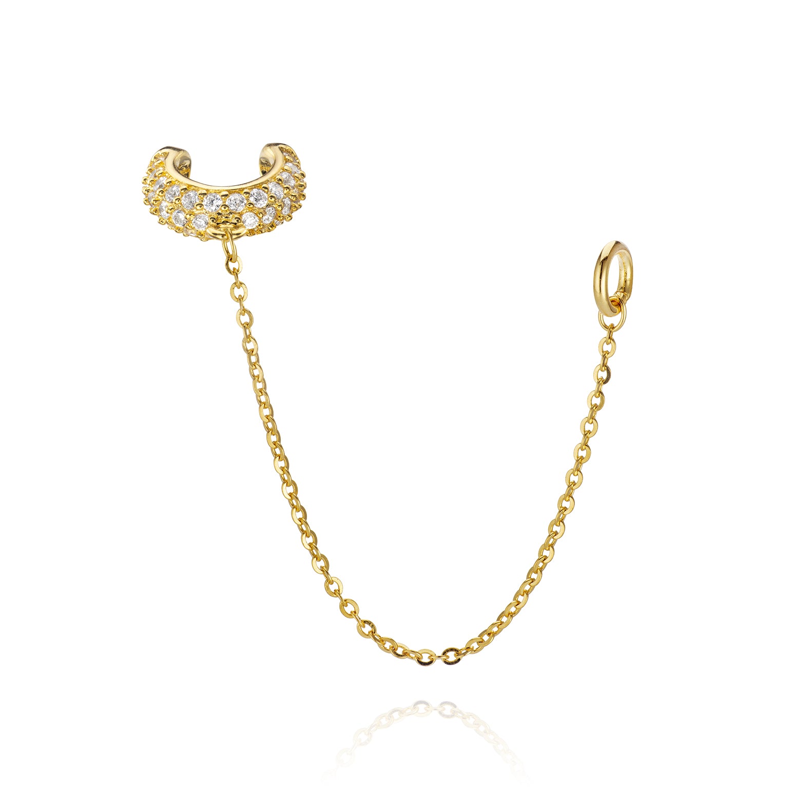 Havana Cuff Earring - Gold - Aaria London