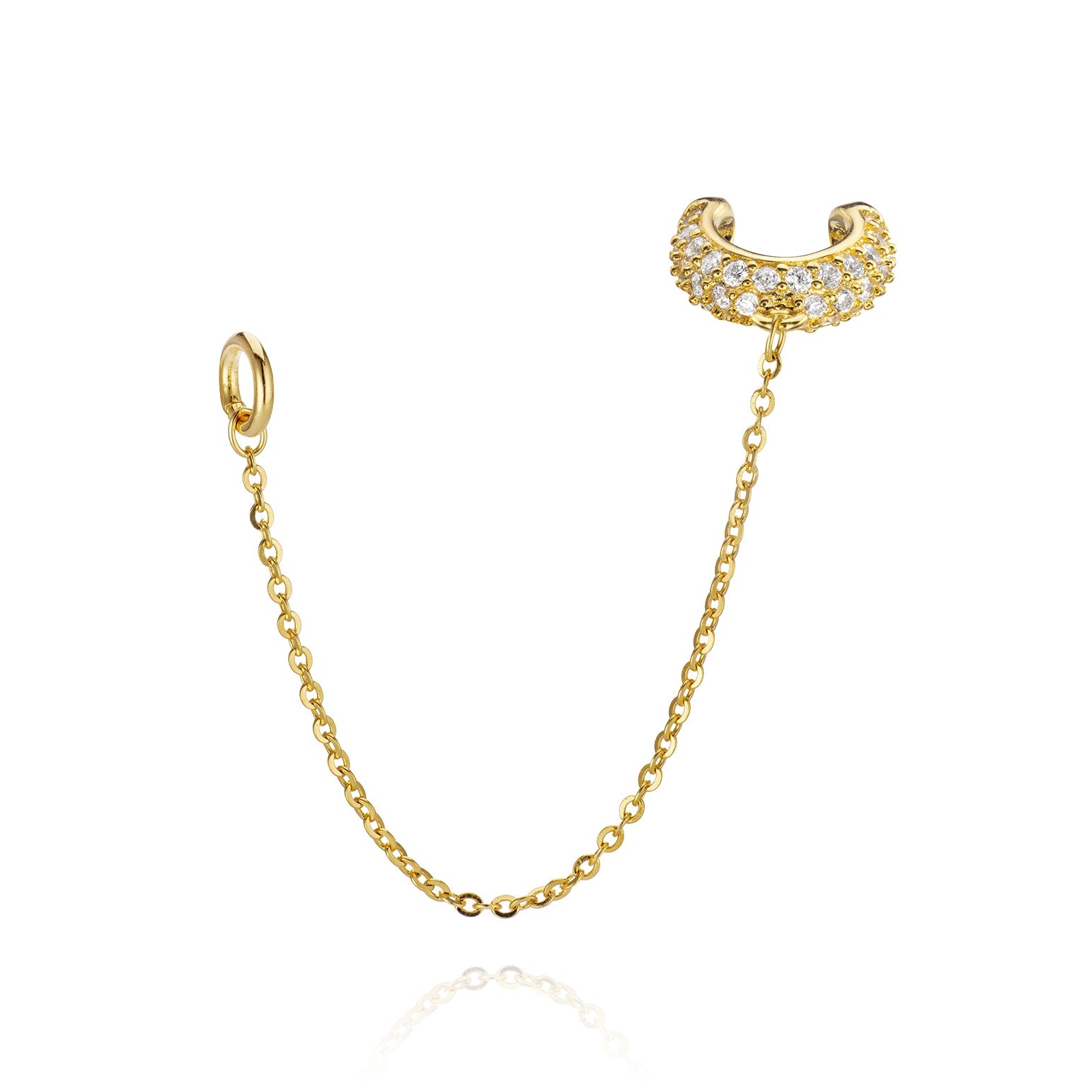 Havana Cuff Earring - Gold - Aaria London