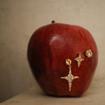 Molten Gem Earrings - Silver - Aaria London