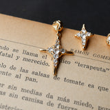 Molten Gem Earrings - Silver - Aaria London