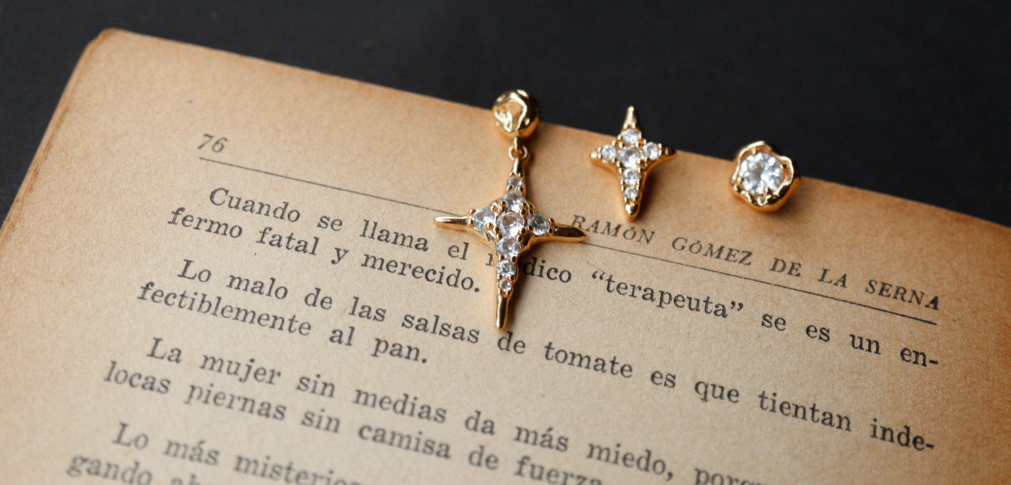 Molten Gem Earrings - Silver - Aaria London