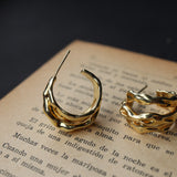 Mendoza Hoop Earrings - Gold - Aaria London