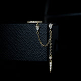 Rio Spike and Cuff Earring - Silver - Aaria London
