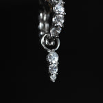 Maya Spike and Skye Hoop Earring - Silver - Aaria London