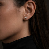 Solo Studs - Silver 4mm