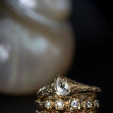 Molten Raindrop Ring - Silver - Aaria London