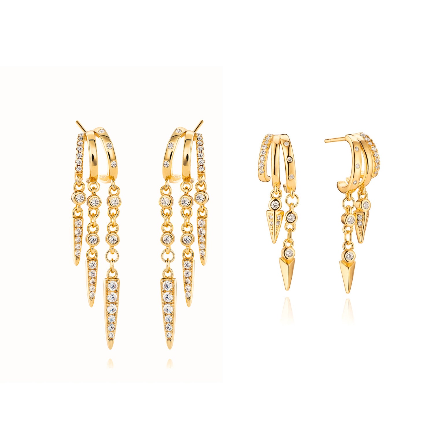 Icon Bundle Illusion Earring Stack
