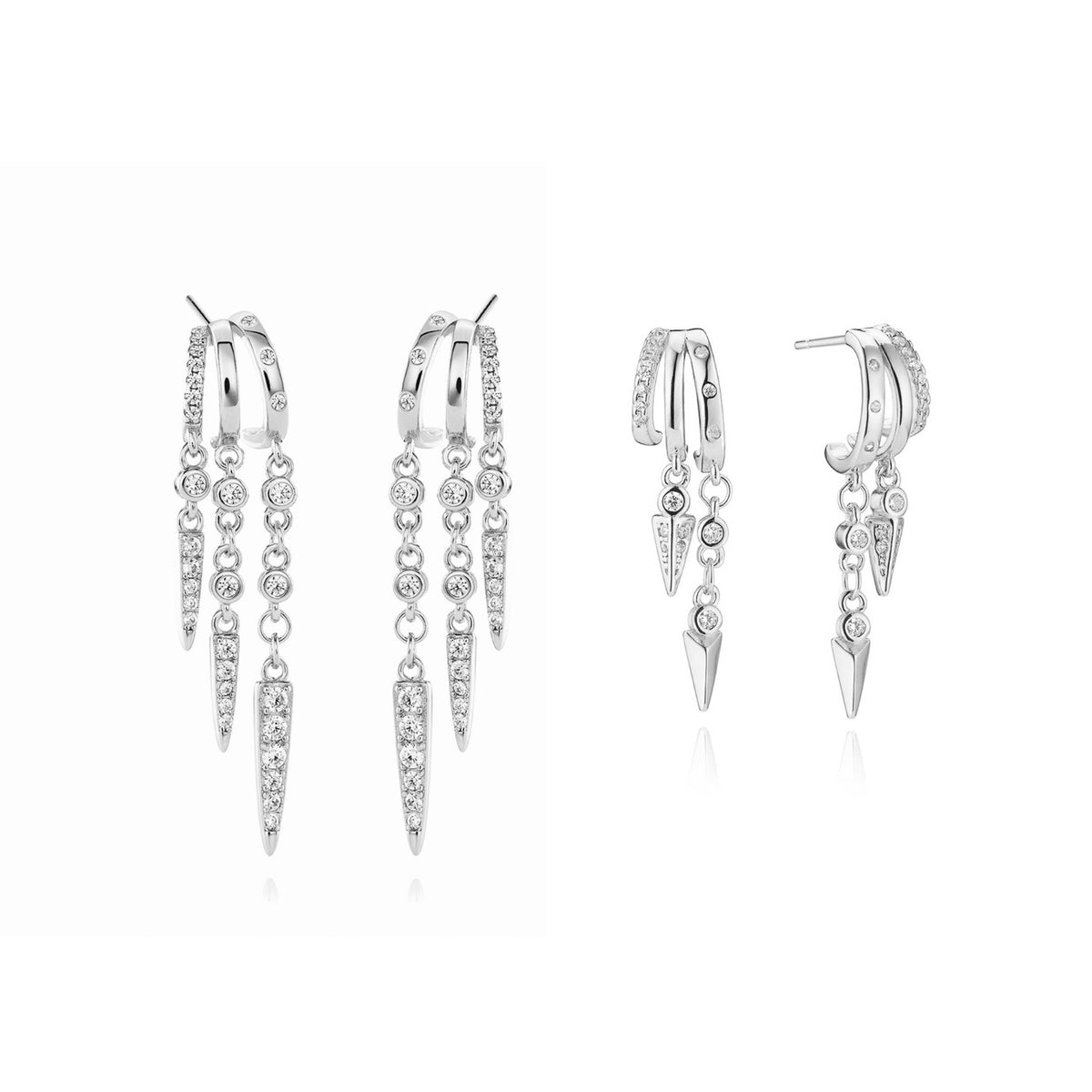 The Icon Bundle Illusion Earring Stack