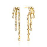 Kalani Stacked Triple Illusion Earrings