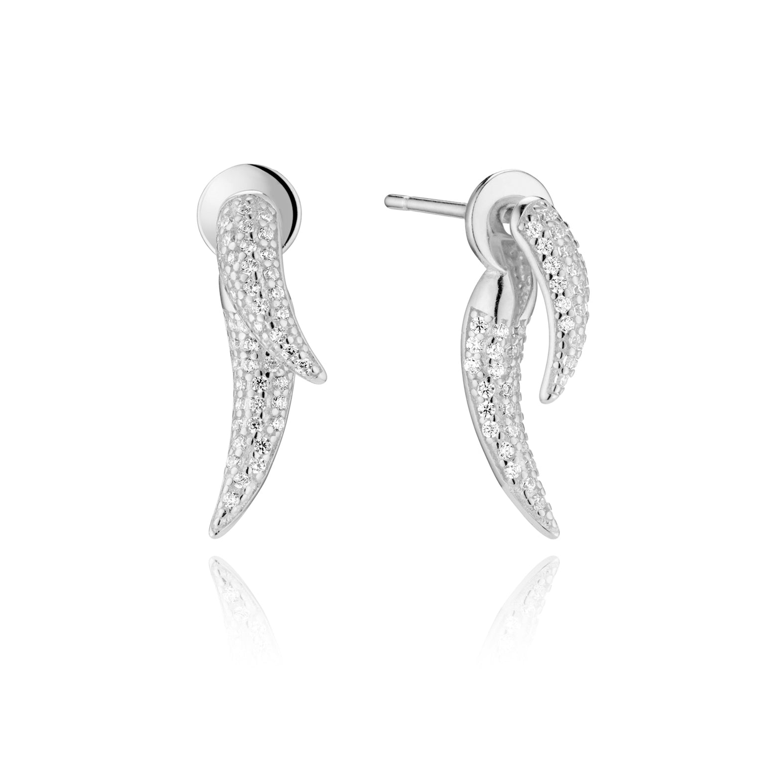 Kali Earrings - Silver - Aaria London