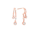 Kiara Illusion Earrings White Sapphire