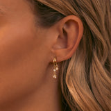 Kiara Illusion Earrings White Sapphire