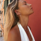 Kiara Illusion Earrings White Sapphire