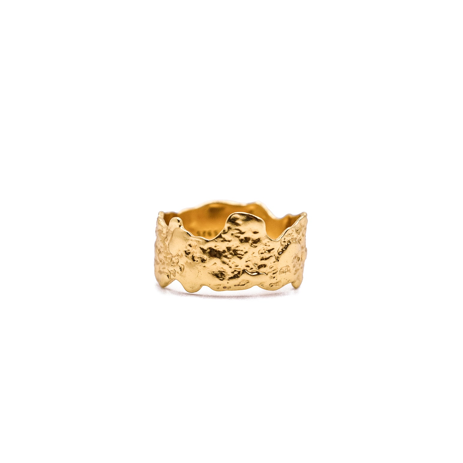 Lava Ring - Solid Gold - Aaria London