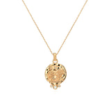 Leo Zodiac Necklace With Diamonds