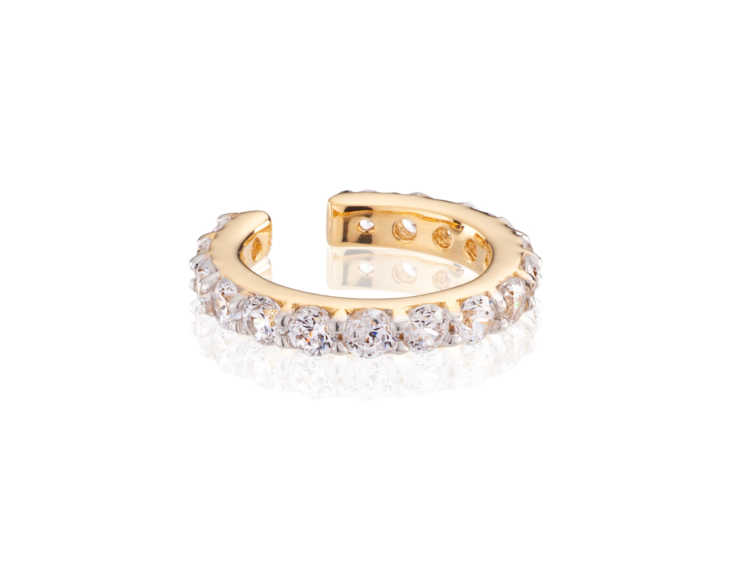 London Crystal Cuff - Gold - Aaria London