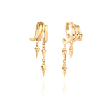 Lynx Huggie Illusion Earrings
