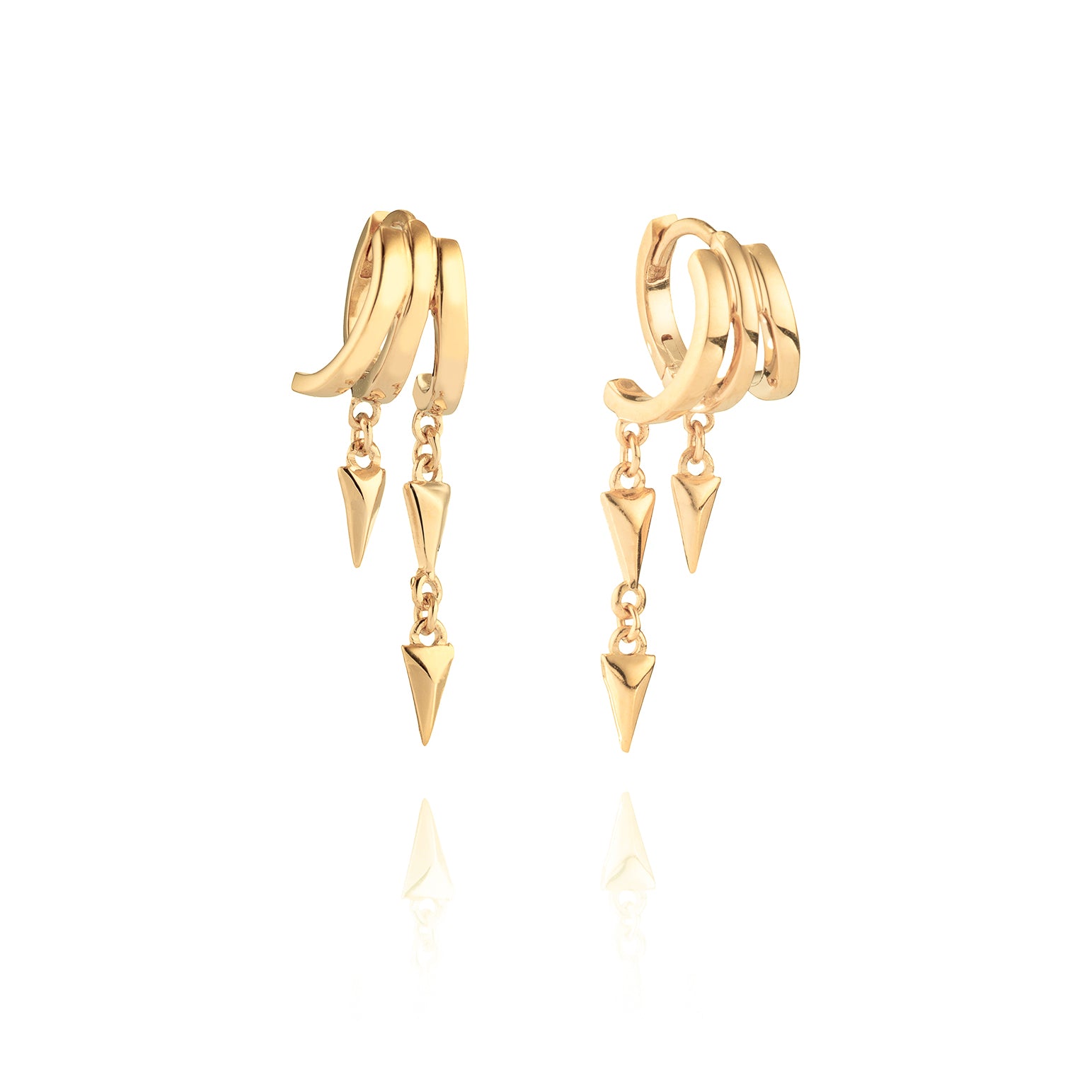 Lynx Huggie Illusion Earrings