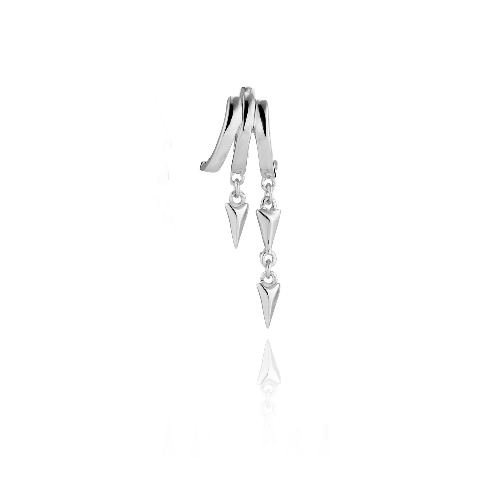 Lynx Huggie Illusion Earrings