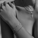Lisboa Bracelet - Silver - Aaria London