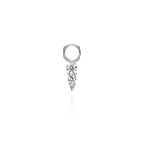 Maya Earring Charm - 14k Solid Gold and Lab Diamond