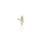 Maya Spike Stud Earring - Gold - Aaria London