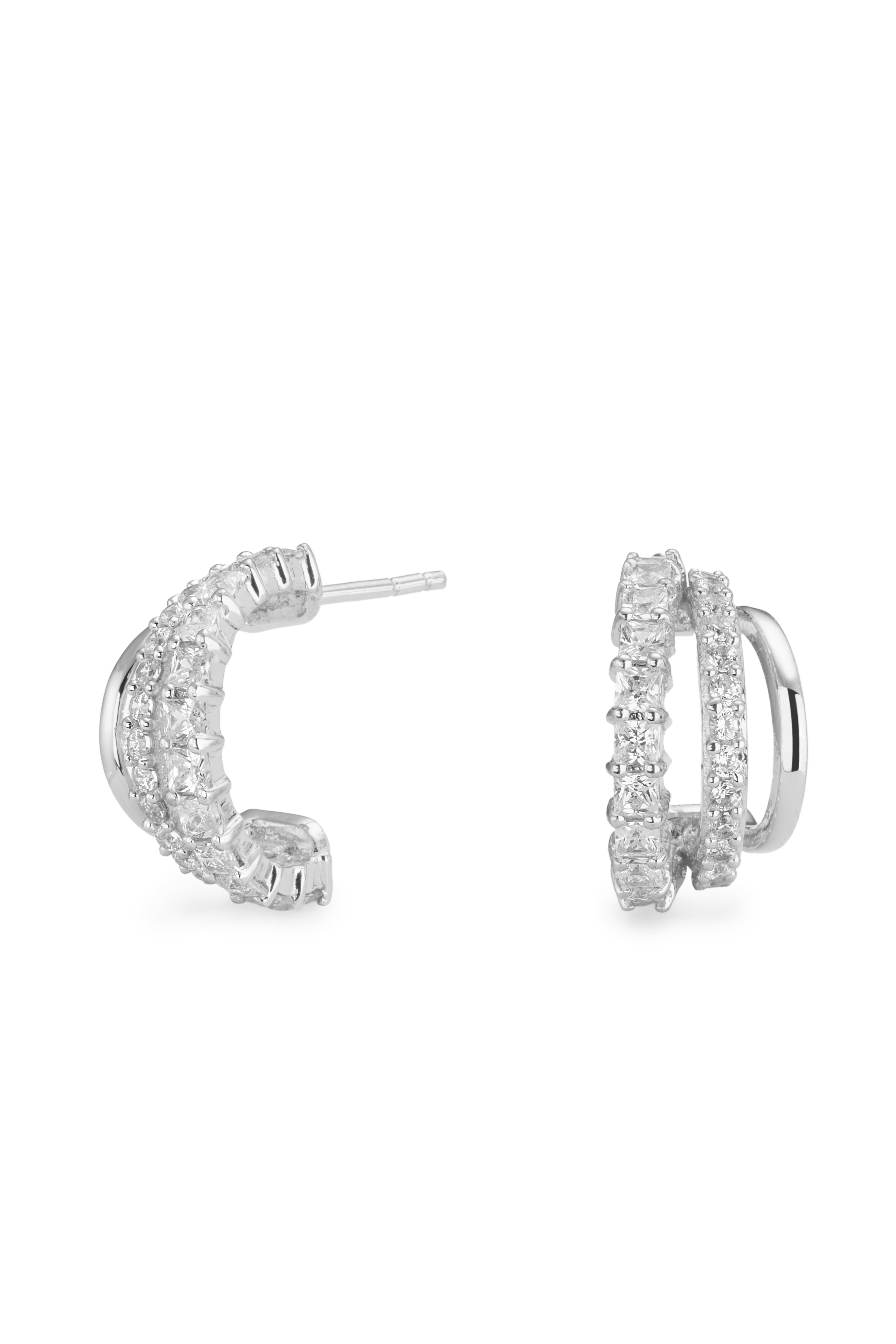 Menorca Triple Hoop Earrings